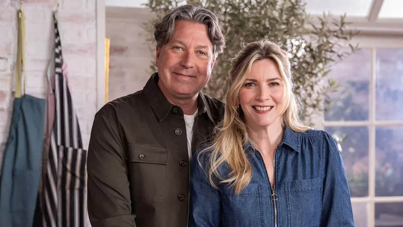 John Torode and Lisa Faulkner