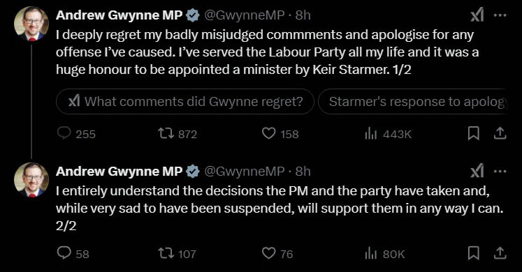 Andrew Gwynne tweets