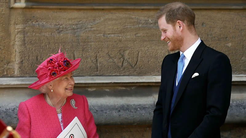 Prince Harry see the Queen