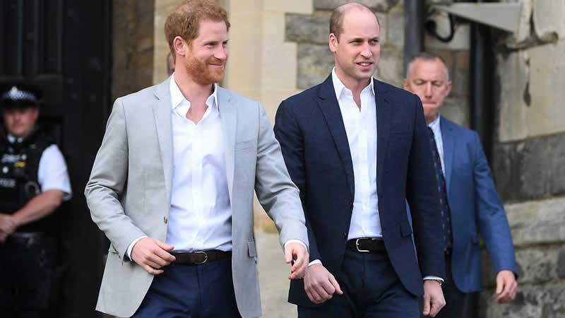 Prince William and Harry were bonded