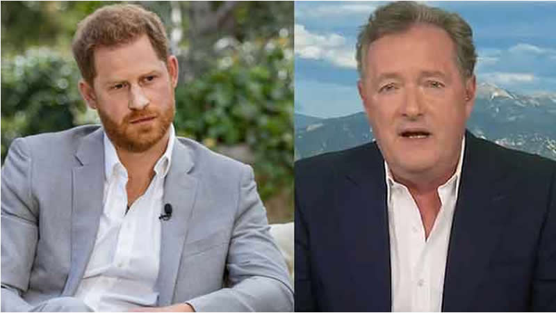 Prince Harry lambasted by Piers Morgan