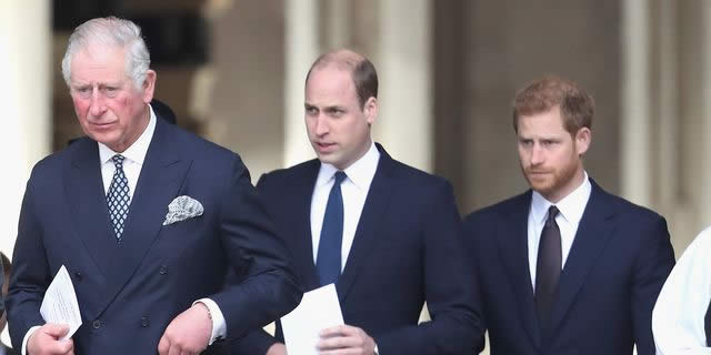 King Charles, Prince William and Prince Harry