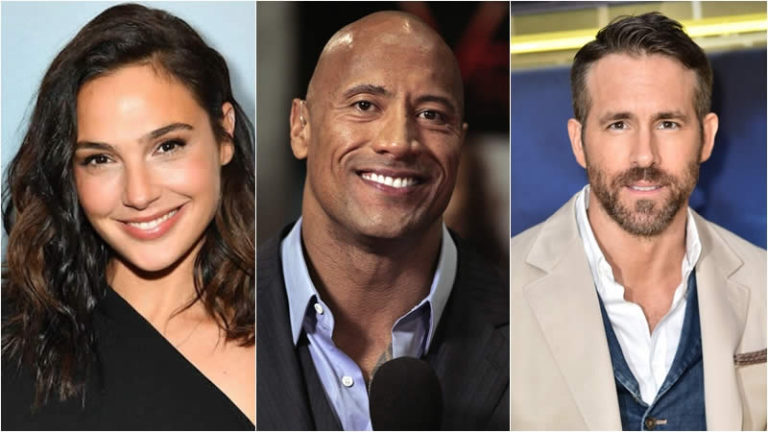 The Rock Opens Up About Acting With Gal Gadot And Ryan Reynolds