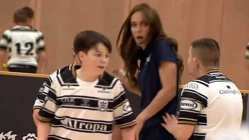 Kate Middleton Surprised Wheelchair Rugby Player