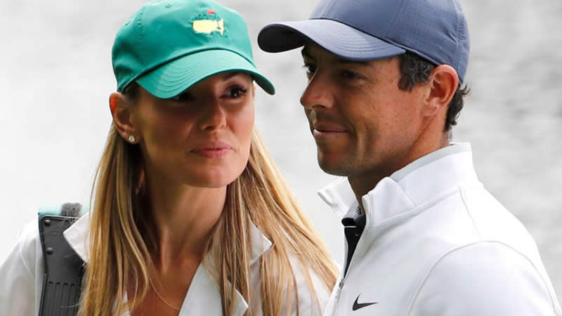 Rory McIlroy with wife erica