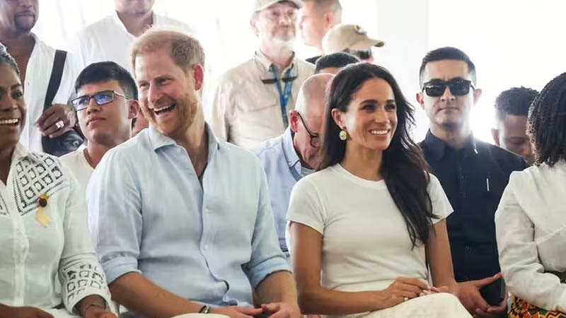 Prince Harry and wife Meghan