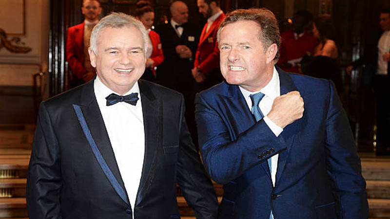 Eamonn Holmes and Piers Morgan