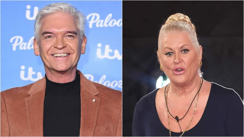 Kim Woodburn and Phillip Schofield