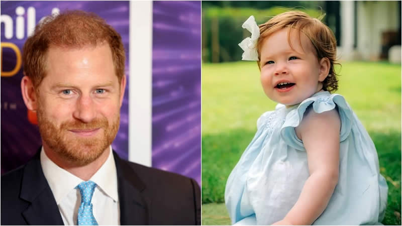 Prince harry and Princess Lilibet