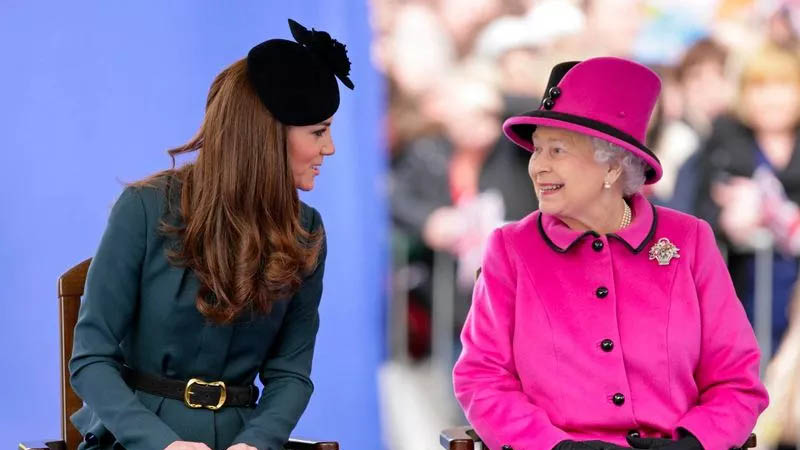 Kate and the late Queen