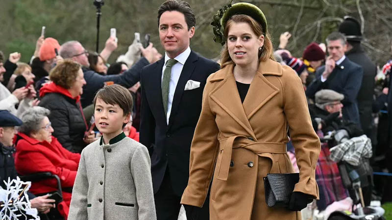 Christopher Woolf, Edoardo Mapelli Mozzi and Princess Beatrice