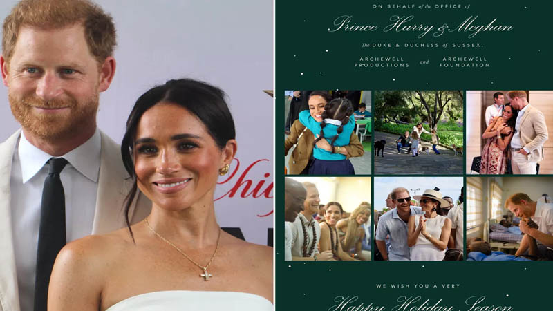 Meghan Markle and Prince Harry's Holiday Card Features