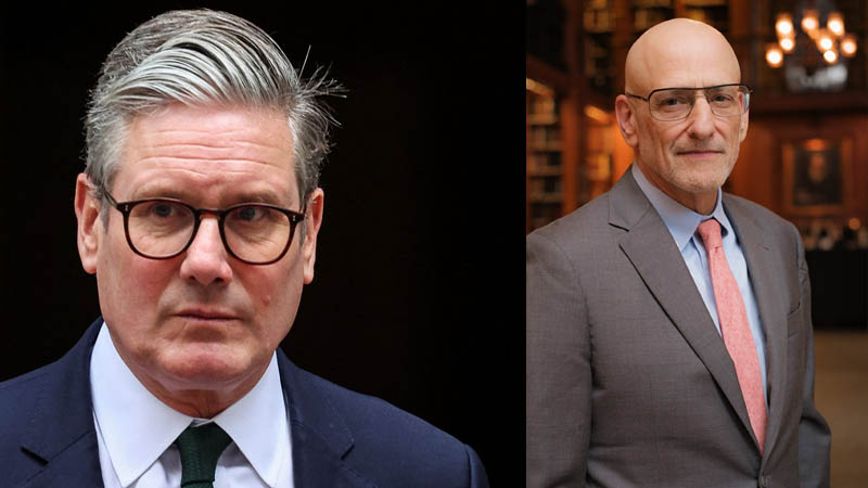 Prime Minister Sir Keir Starmer and Andrew Klavan
