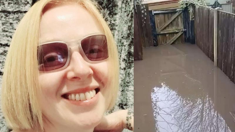 Woman Shocked After Flooding Destroys