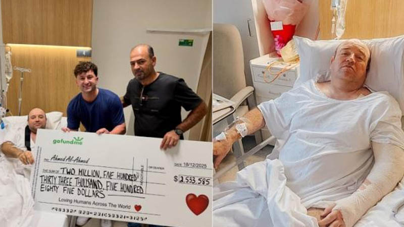 Bondi hero Ahmed al Ahmed receives 2.5m hospital