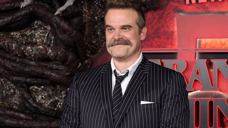 David Harbour attends the Los Angeles Premiere of Netflix's