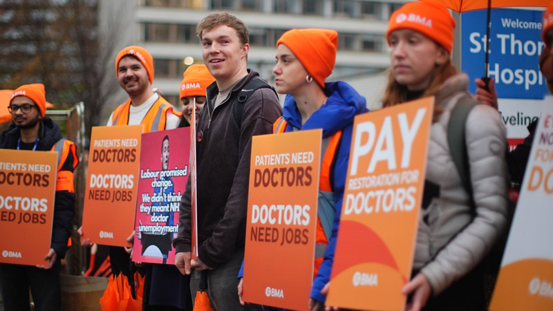 Doctors' strike inflicting disruption and harm on patients