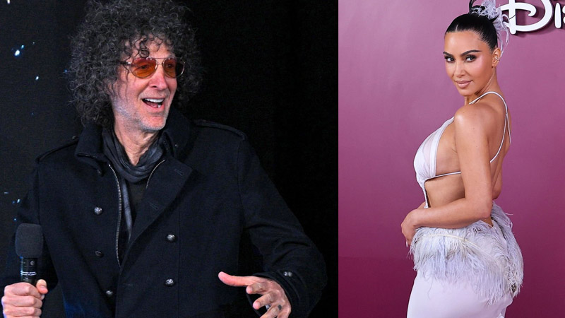 Howard Stern and kim kardashian