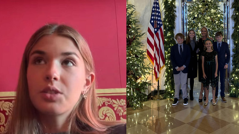 Kai Trump reveals look at White House Christmas