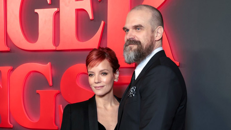 Lily Allen and David Harbour