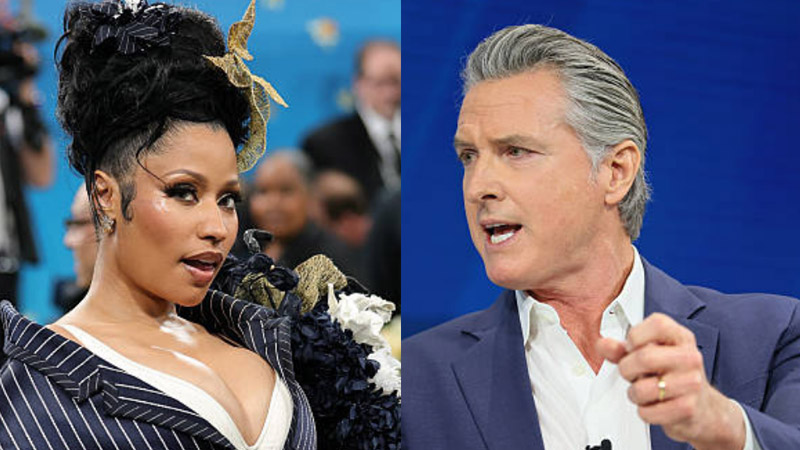 Nicki Minaj Mocks Governor Gavin Newsom Over Trans Youth Comments
