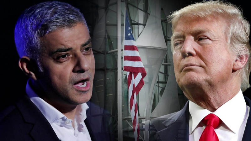 sadiq khan and trump