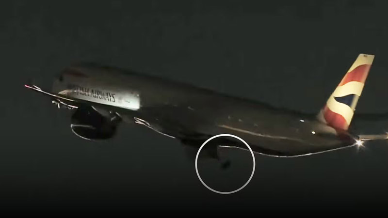 British Airways Plane Loses Wheel During Takeoff in Las Vegas