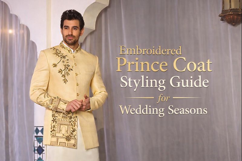Embroidered Prince Coat Styling Guide for Wedding Seasons