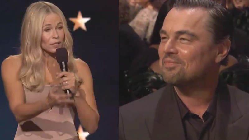 Chelsea Handler roasts Leonardo DiCaprio for nearly missing the Critics’ Choice Awards after getting stuck on a boat