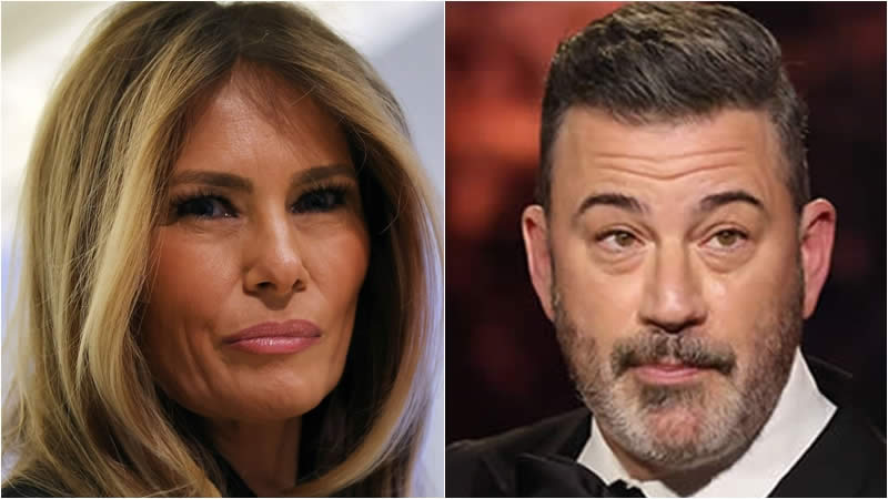 Jimmy Kimmel Calls Melania the ‘Highest-Paid Actress’ While Referencing her Marriage to Trump