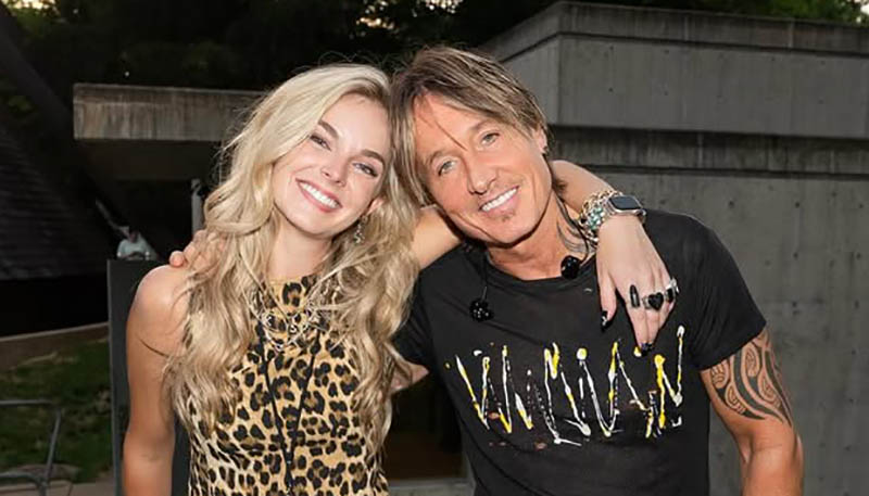 Karley Scott Collins and Keith Urban