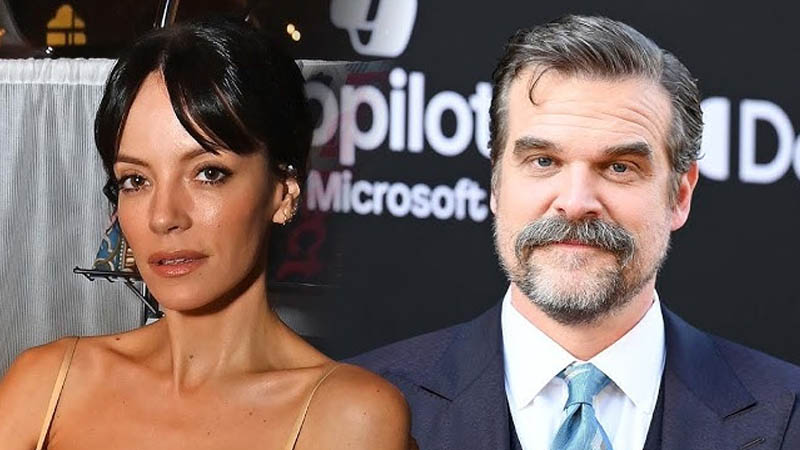 Lily Allen and David Harbour