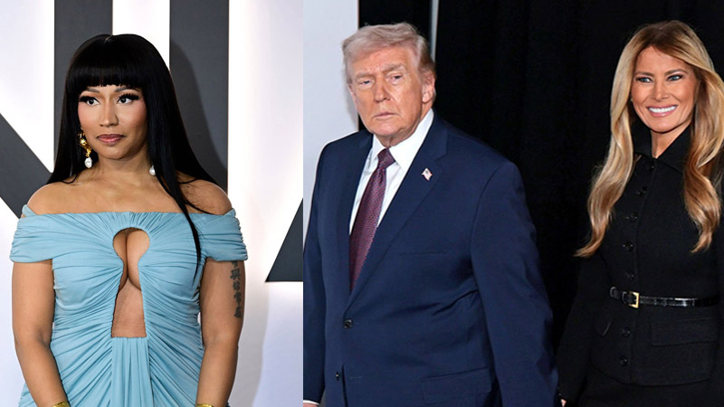 Nicki Minaj and Melania Trump
