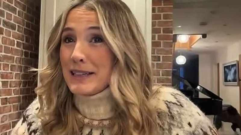 TV presenter left red-faced during live interview