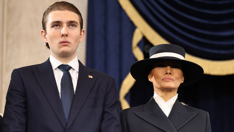 barron and melania