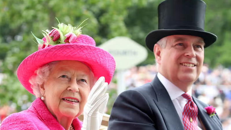 queen elizabeth and prince andrew