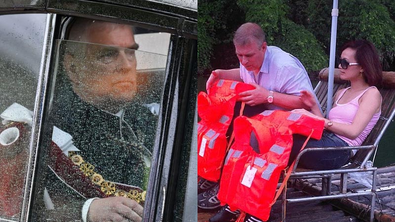 Andrew leaked secrets and met Chinese model