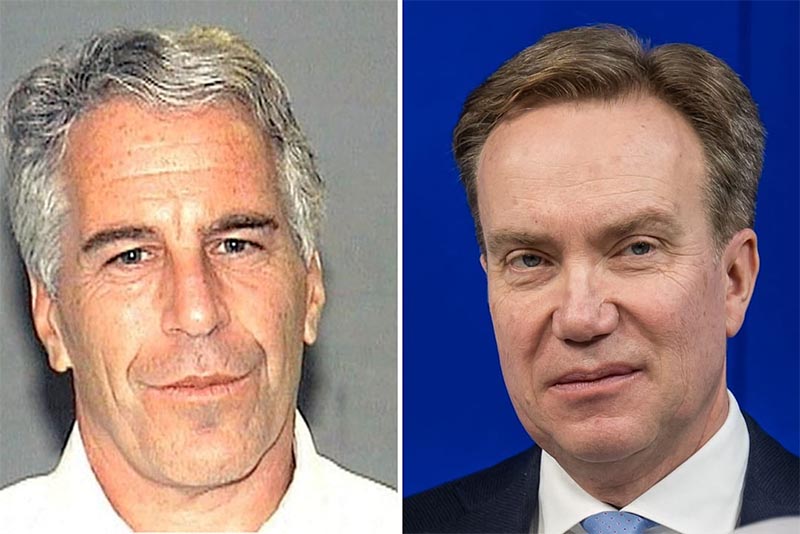 Børge Brende with Epstein