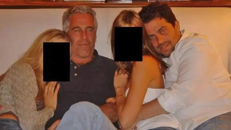 Brett Ratner and Jeffrey Epstein and two women