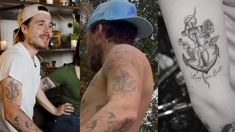 Brooklyn Beckham REMOVES tattoo tribute