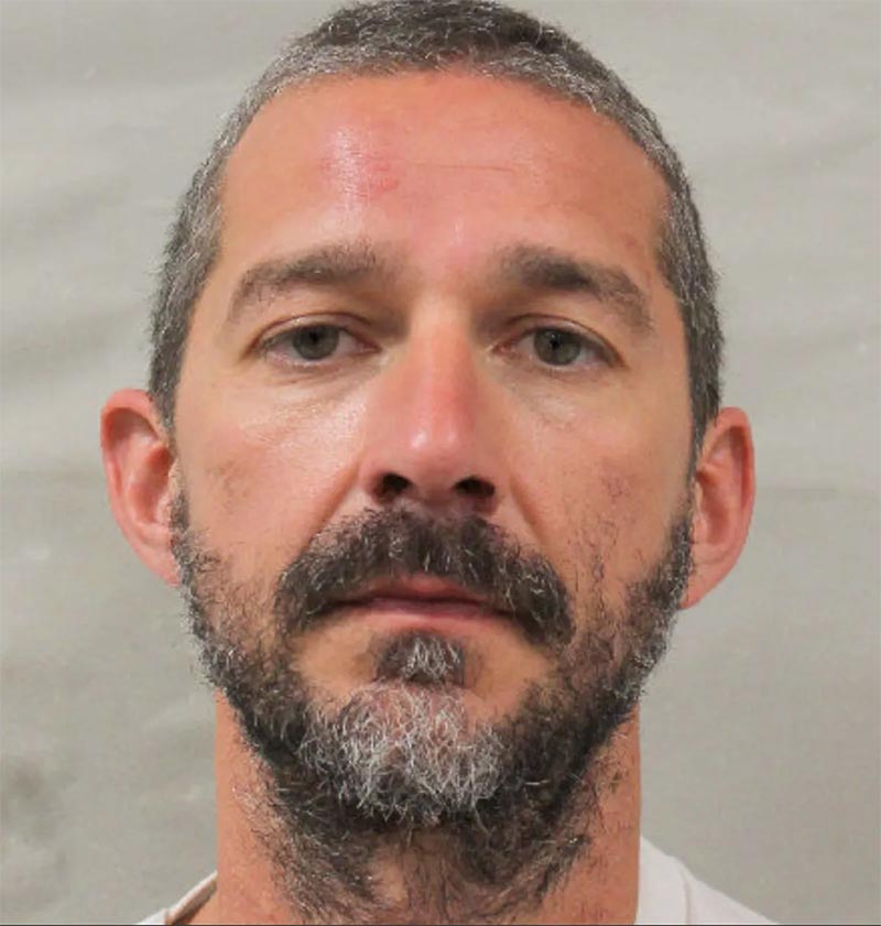 Shia LaBeouf mugshot