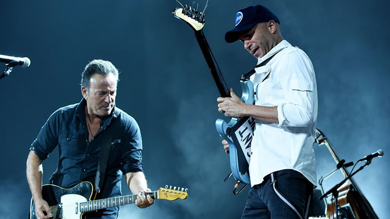 Tom Morello and Bruce Springsteen