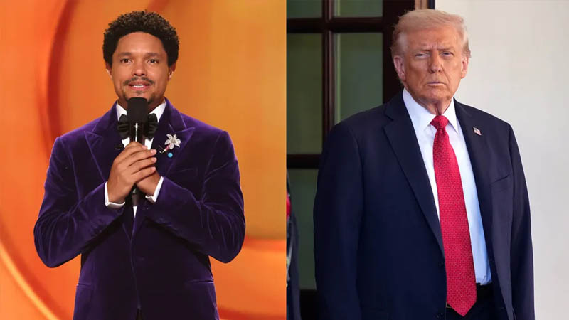 Trevor Noah and Donald Trump