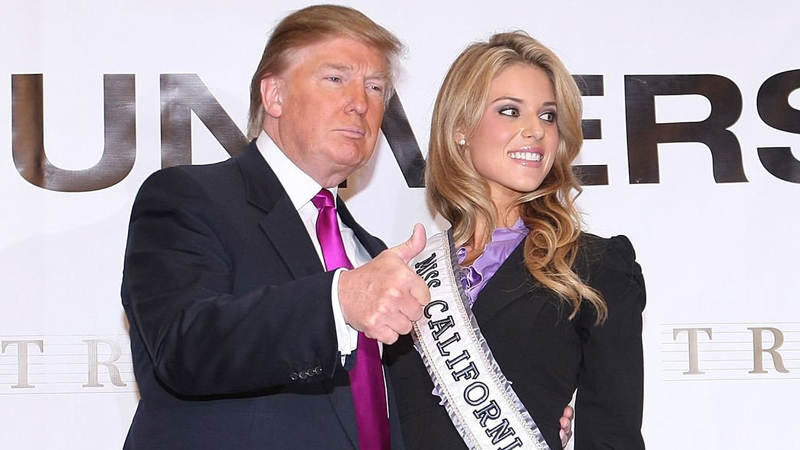 Carrie Prejean and trump